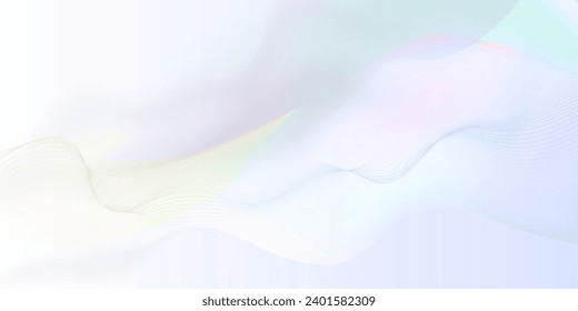 Premium background design with white line pattern (texture) in luxury pastel colour. Abstract horizontal vector template for business banner, formal b