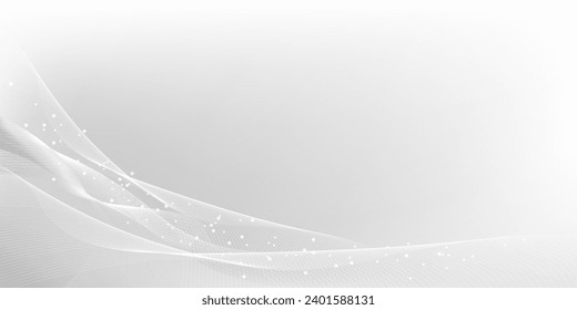 Premium background design with white line pattern (texture) in luxury pastel color. Abstract horizontal vector template for business banner