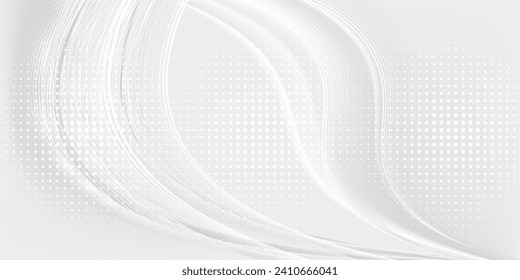 Premium background design with white line pattern (texture) in luxury pastel colour. Abstract horizontal vector template for business banner, formal backdrop, prestigious voucher, 