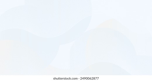 Premium background design with white line pattern (texture) in luxury pastel colour. Abstract horizontal vector template for business banner, formal backdrop, prestigious modern vector line