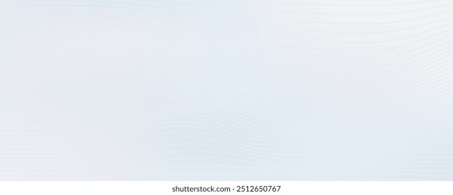 Premium background design with white line pattern (texture) in luxury pastel colour. Abstract horizontal vector template for business banner