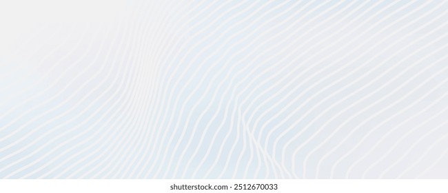 Premium background design with white line pattern (texture) in luxury pastel colour. Abstract horizontal vector template for business banner
