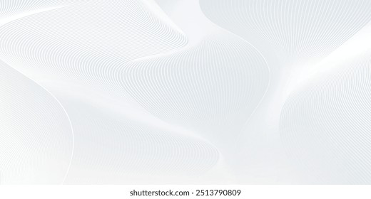 Premium background design with white line pattern (texture) in luxury pastel colour. Abstract horizontal vector template