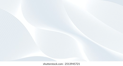 Premium background design with white line pattern (texture) in luxury pastel colour. Abstract horizontal vector template for business banner, formal backdrop,