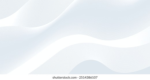 Premium background design with white line pattern (texture) in luxury pastel colour. Abstract horizontal vector template for business banner, formal backdrop,
