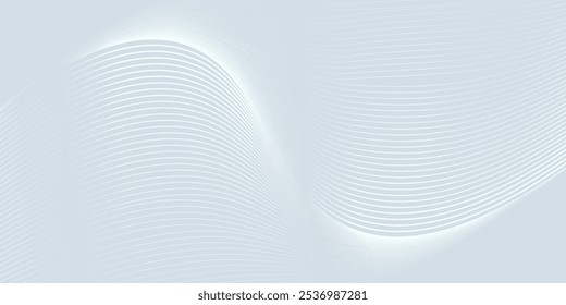Premium background design with white line pattern (texture) in luxury pastel colour. Abstract horizontal vector template for business banner, formal backdrop,