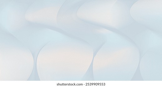 Premium-Hintergrunddesign mit weißem Linienmuster (Textur) in luxuriöser Pastellfarbe. Abstrakte horizontale Vektorvorlage für Geschäftsbanner, formaler Hintergrund,