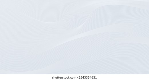 Premium background design with white line pattern (texture) in luxury pastel colour. Abstract horizontal vector template for business banner, formal backdrop, prestigious voucher, luxe invite