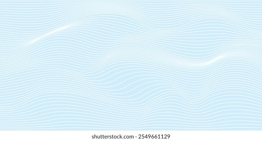 Premium background design with white line pattern (texture) in luxury pastel colour. Abstract horizontal vector template for business banner, formal backdrop, prestigious voucher, luxe invite