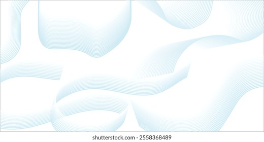 Premium background design with white line pattern (texture) in luxury pastel colour. Abstract horizontal vector template for business banner, formal backdrop, prestigious voucher, luxe invite