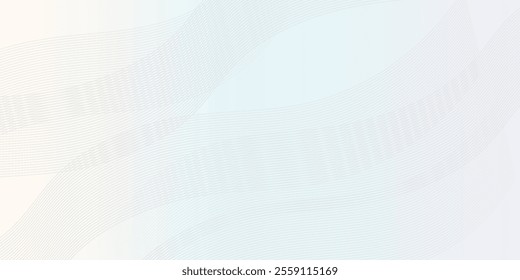 Premium background design with white line pattern (texture) in luxury pastel colour. Abstract horizontal vector template for business simple art