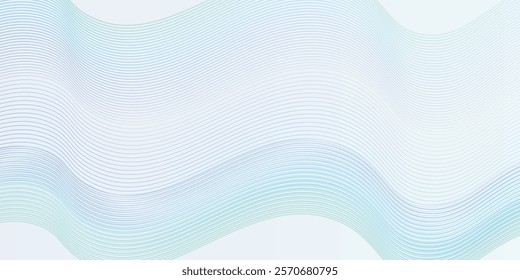 Premium background design with white line pattern (texture) in luxury pastel colour. Abstract horizontal vector template art simple modern