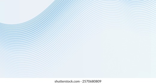 Premium background design with white line pattern (texture) in luxury pastel colour. Abstract horizontal vector template art