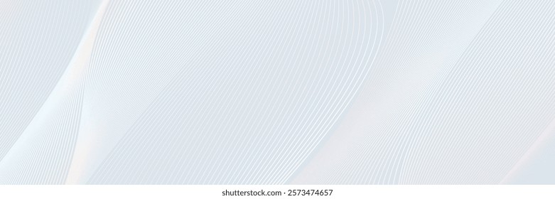 Premium background design with white line pattern in luxury pastel colour. Vector template for digital luxury banner, invitation, voucher, certificate. Eps10