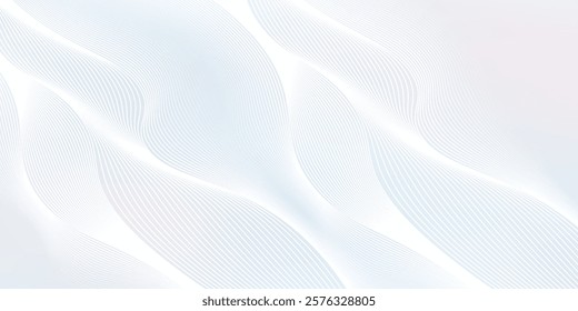 Premium background design with white line pattern (texture) in luxury pastel colour