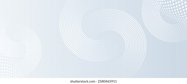 Premium background design with white line pattern White geometric abstract background