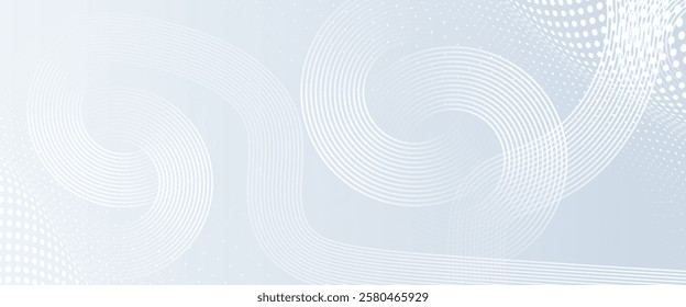 Premium background design with white line pattern White geometric abstract background