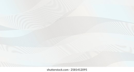 Premium background design with white line pattern (texture) in luxury pastel colour. Abstract horizontal lines design modern abstract