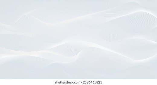 Premium background design with white line pattern (texture) in luxury pastel colour. Abstract horizontal vector template for business banner