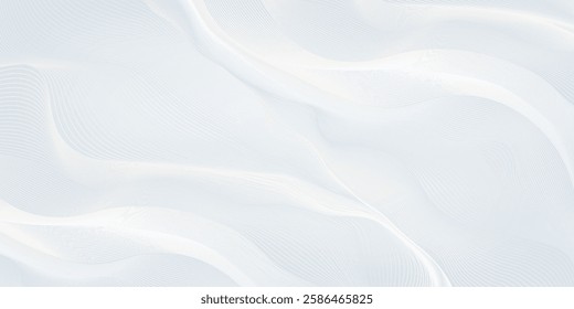 Premium background design with white line pattern (texture) in luxury pastel colour. Abstract horizontal vector template for business banner