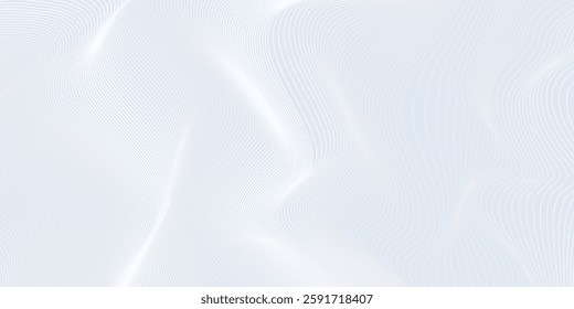 Premium background design with white line pattern (texture) in luxury pastel colour. Abstract horizontal vector template for business banner, formal backdrop, prestigious voucher, luxe invite