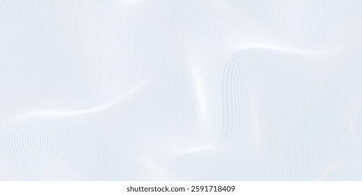 Premium background design with white line pattern (texture) in luxury pastel colour. Abstract horizontal vector template for business banner, formal backdrop, prestigious voucher, luxe invite