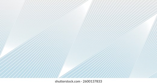 Premium background design with white line pattern (texture) in luxury pastel colour. Abstract horizontal vector template for business banner, formal backdrop, prestigious voucher, luxe invite