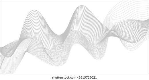 Premium background design with white line pattern (texture) in luxury pastel colour. Abstract horizontal vector template for business banner, formal backdrop,