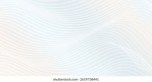Premium background design with white line pattern luxury pastel colour. Abstract horizontal vector template for business banner modern abstract simple