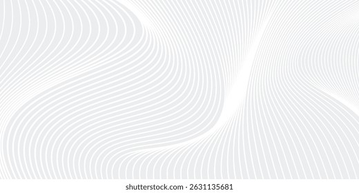 Premium background design with white line pattern (texture) in luxury pastel colour. Abstract horizontal vector template for business banner, formal backdrop, prestigious voucher.