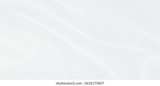 Premium background design with white line pattern (texture) in luxury pastel colour. Abstract horizontal vector template for business banner, formal backdrop, prestigious voucher, luxe invite