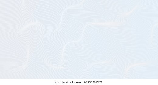 Premium background design with white line pattern (texture) in luxury pastel colour. Abstract horizontal vector template for business banner, formal backdrop, prestigious voucher, luxe invite