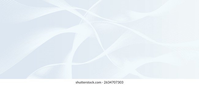 Premium background design with white line pattern (texture) in luxury pastel colour. Abstract horizontal vector template for business banner, formal backdrop, prestigious voucher, luxe invite