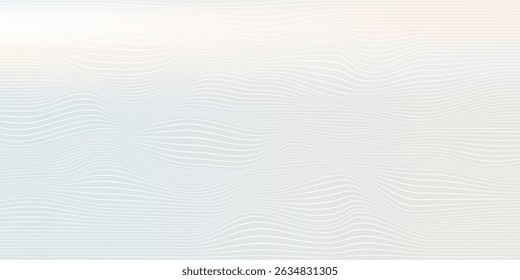 Premium background design with white line pattern (texture) in luxury pastel colour. Abstract horizontal vector template for business banner, formal backdrop,