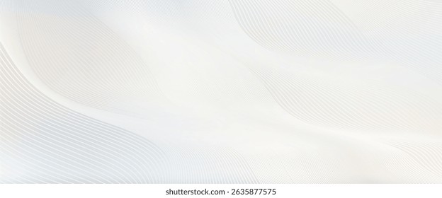 Premium background design with white line pattern (texture) in luxury pastel colour. Abstract horizontal vector template for business banner, formal backdrop,