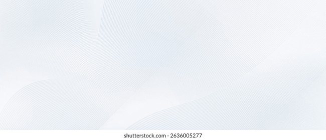 Premium background design with white line pattern (texture) in luxury pastel colour. Abstract horizontal vector template for business banner,