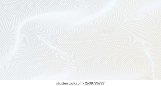Premium background design with white line pattern (texture) in luxury pastel colour. Abstract horizontal vector template for business banner, formal backdrop,