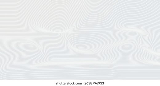 Premium background design with white line pattern (texture) in luxury pastel colour. Abstract horizontal vector template for business banner.