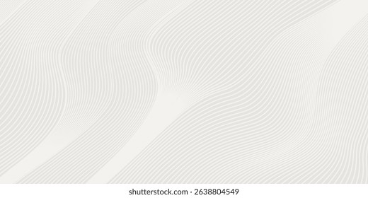 Premium background design with white line pattern (texture) in luxury pastel colour. Abstract horizontal vector template for business banner, formal backdrop,