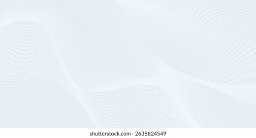 Premium background design with white line pattern (texture) in luxury pastel colour. Abstract horizontal vector template for business banner, formal backdrop, prestigious voucher, luxe invite