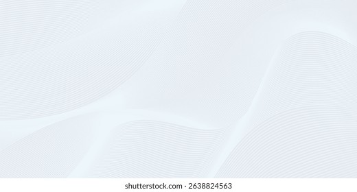 Premium background design with white line pattern (texture) in luxury pastel colour. Abstract horizontal vector template for business banner, formal backdrop, prestigious voucher, luxe invite