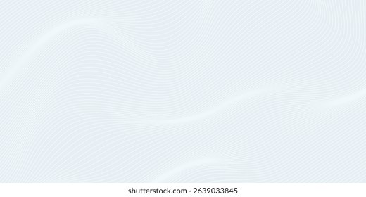 Premium background design with white line pattern (texture) in luxury pastel colour. Abstract horizontal vector template for business banner, formal backdrop, prestigious voucher, luxe invite