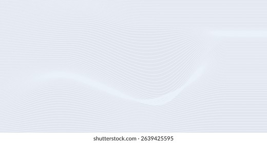 Premium background design with white line pattern (texture) in luxury pastel colour. Abstract horizontal vector template for business banner, formal backdrop, prestigious voucher, luxe invite
