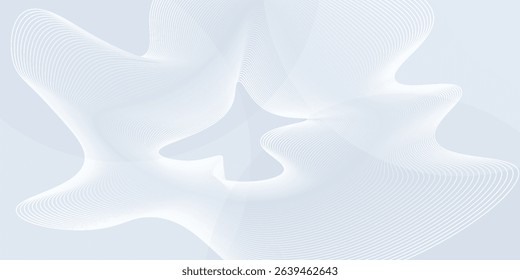 Premium background design with white line pattern (texture) in luxury pastel colour. Abstract horizontal vector template for business banner, formal backdrop, prestigious voucher, luxe invite