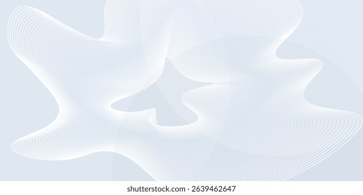 Premium background design with white line pattern (texture) in luxury pastel colour. Abstract horizontal vector template for business banner, formal backdrop, prestigious voucher, luxe invite