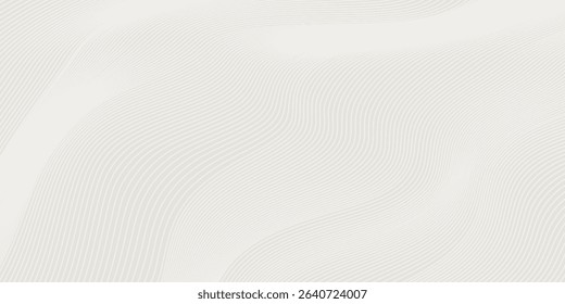 Premium background design with white line pattern (texture) in luxury pastel colour. Abstract horizontal vector template for business banner, formal backdrop, prestigious voucher, luxe invite