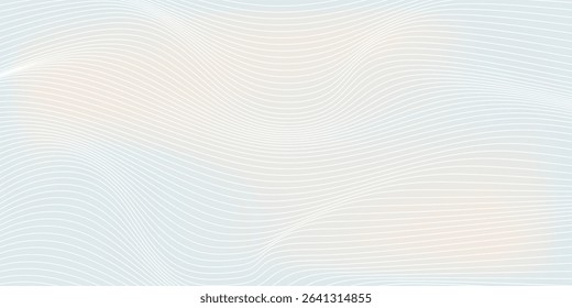 Premium background design with white line pattern (texture) in luxury pastel colour. Abstract horizontal vector template for business banner, formal backdrop, eps10