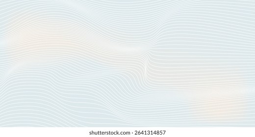Premium background design with white line pattern (texture) in luxury pastel colour. Abstract horizontal vector template for business banner, formal backdrop, eps10