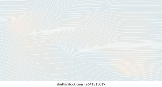 Premium background design with white line pattern (texture) in luxury pastel colour. Abstract horizontal vector template for business banner, formal backdrop, eps10