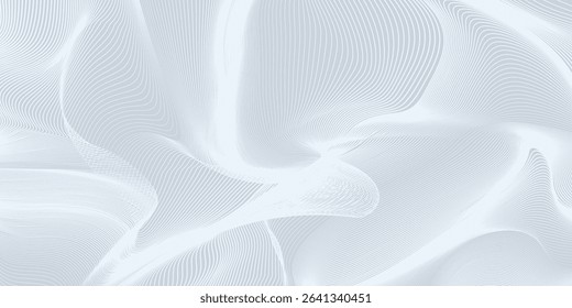 Premium background design with white line pattern (texture) in luxury pastel colour. Abstract horizontal vector template for business banner,